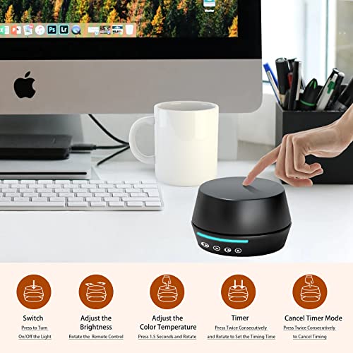 Hamopy Led Desk Lamp With Clamp, 2-In-1 Double Head Architect Desk Lamp With Usb Charging Port, Gooseneck & Remote Control, 5 Color Modes & 24W Dimmable Eye Protection Desk Lamp For Home Office #TOP5