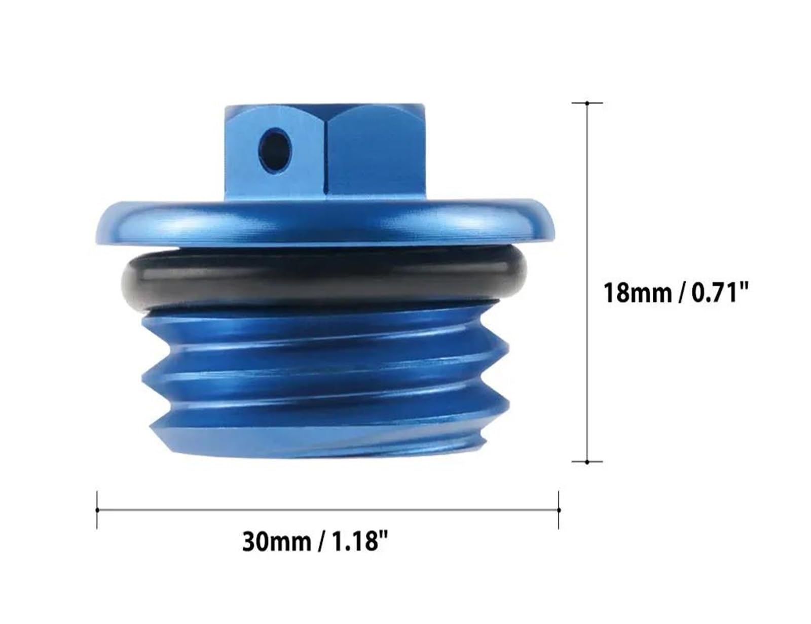 Per HUSQVARNA TC TE TX FC FE FX FS 50 85 125 150 250 300 450 501 TE250 TE250i TX125 FC250 TC125 Tappo Olio(Color:Gold - Foto 3