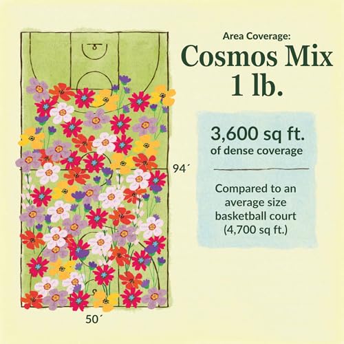 Image of Ferry-Morse Bulk Cosmos Seed Mix, 68,000+, 1 lb