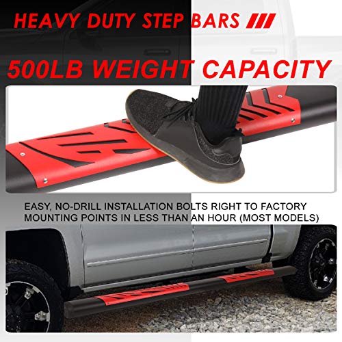 Estribos laterales 2019-2024 Dodge Ram 1500 acero inoxidable miniatura 4