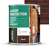 Lasur de poro abierto, penetra profundamente en la madera evitando que se cuartee y se escame. Protección contra algas, hongos e insectos. Resistencia a la radiación UV del sol, lluvia y la humedad.