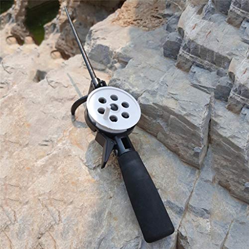 JHYS Angelausrüstung, 1 STÜCKE Langlebig EIS Winter Angelrute mit Rolle Tragbare Angelruten Pole Outdoor Sport… – Bild 5
