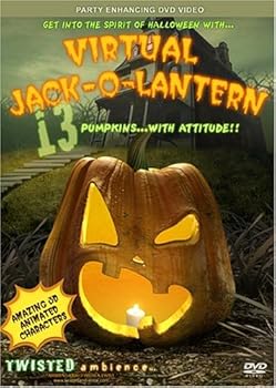 DVD Virtual Jack-O-Lantern: Halloween Video Decoration Book