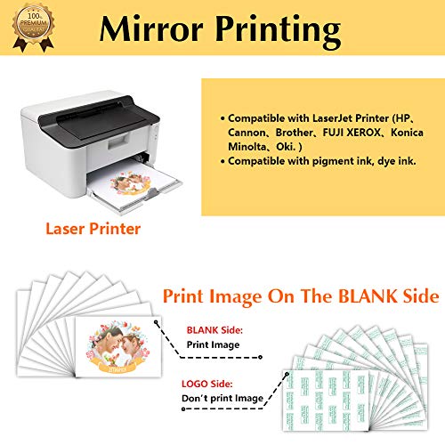 Transourdream Water Slide Decal Paper For Laser Printer Clear (15 Sheets, A4 Size) Transparent Waterslide Transfer Paper Printable Waterslide Paper For Tumblers, Mugs, Glasses(Tod-021-15A) #TOP6