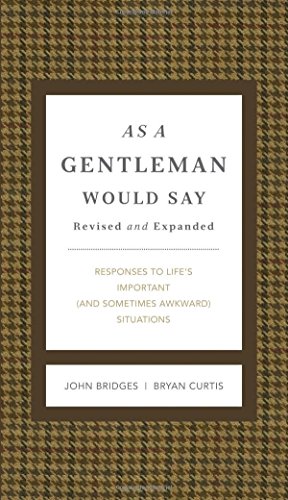 Image of As A Gentleman Would Say Rev Ed HB (Gentlemanners Books) by Bridges John Curtis Bryan (3-Jan-2012) Hardcover