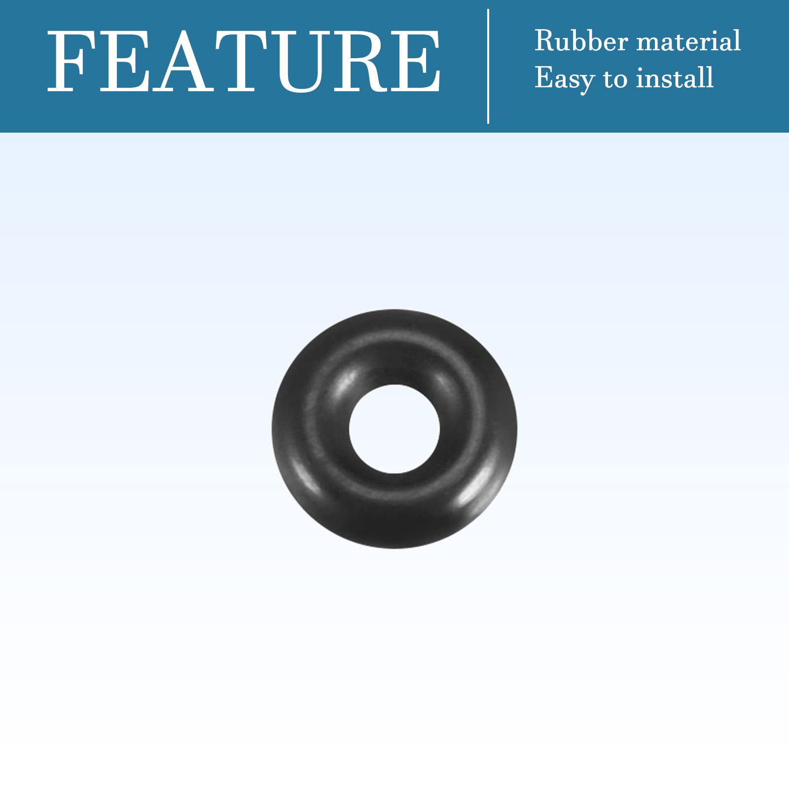 O-Ring In Gomma Nitrile 10x6x2mm - 200 Pezzi, Per Rubinetti E Idraulica, Nero, Resistente A Olio E Acqua - Foto 13