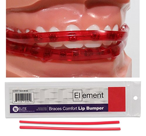 Element Braces Comfort Lip Bumper (Red) - Orthodontic - Dental