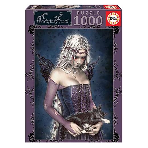 Educa 19027 Exclusive Series. Victoria Francés Ángel de la Muerte. Puzzle de 1000 Piezas. Ref, Multicolor