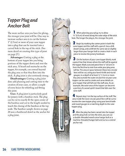 Cane Topper Woodcarving: Projects, Patterns, and Essential Techniques for Custom Canes and Walking Sticks (Fox Chapel Publishing) Step-by-Step Instructions & Expert Stickmaking Advice from Lora Irish - Image 10