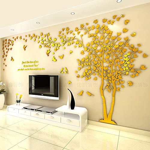 3D DIY Tree Wall Sticker Large Family Bird and Tree Wall Decal Art Mural Stickers Home Decor for Living Room Bedroom Home Decoration TV Backdrop Wall - Image 2