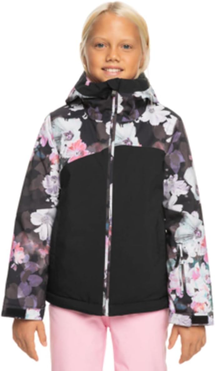 Roxy Girl's Greywood Insulated Snow Jacket with DryFlight Technology