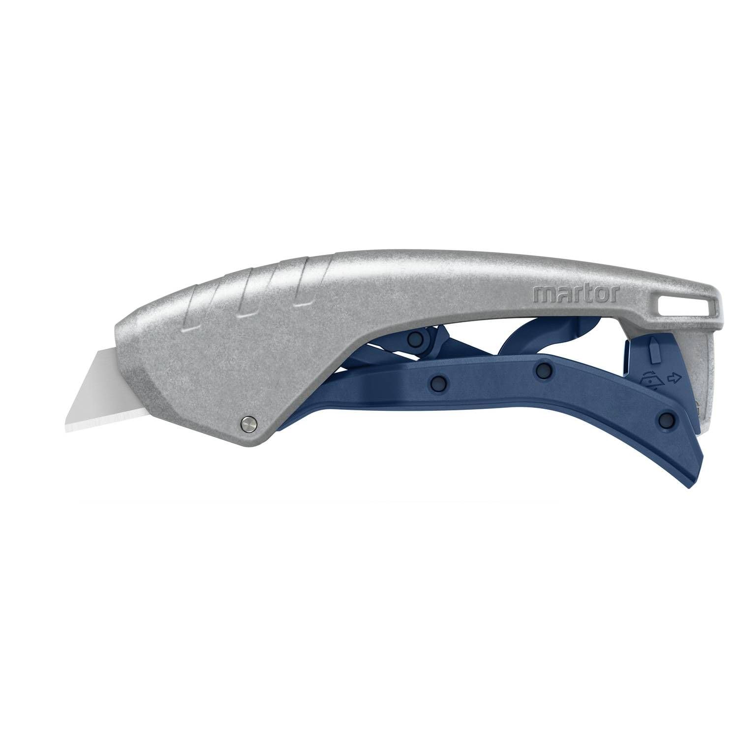 MARTOR SECUNORM 610 XDR Safety knife - Bag opener with trapezoidal blade - Dirt-resistant - Easy to clean - Ergonomic - Detectable metal