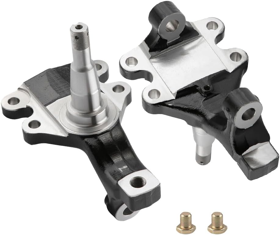 Disc Brake 2" Drop Spindles,Steering Knuckles for 1964-1974 Chevrolet Chevelle El Camino Nova Camaro for 1970-1972 GMC Sprint for 1964-1974 Buick for 1964-1972 Pontiac for 1966-1974 Oldsmobile