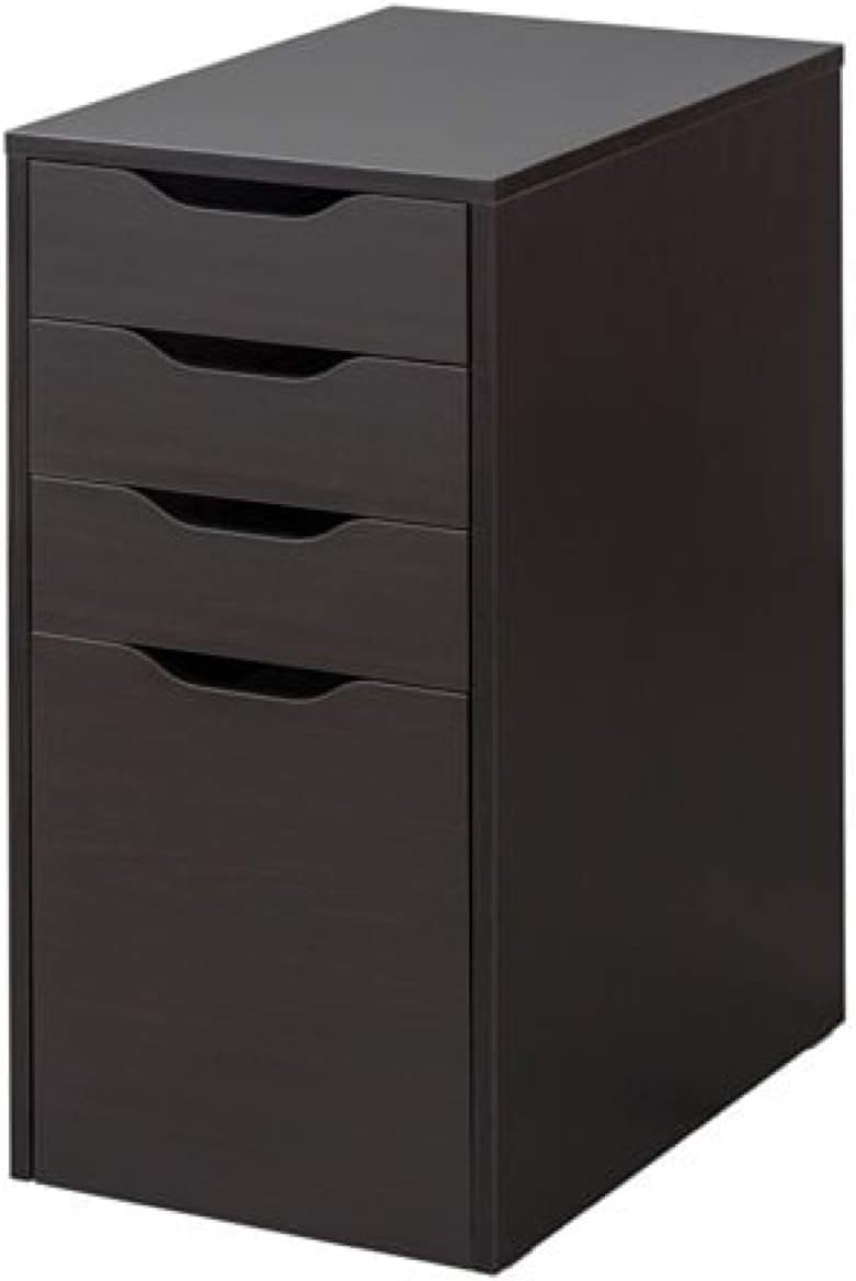 IKEA Alex Drawer Unit Drop File Storage Black-Brown 903.730.38 Size 14 1/8x27 1/2"