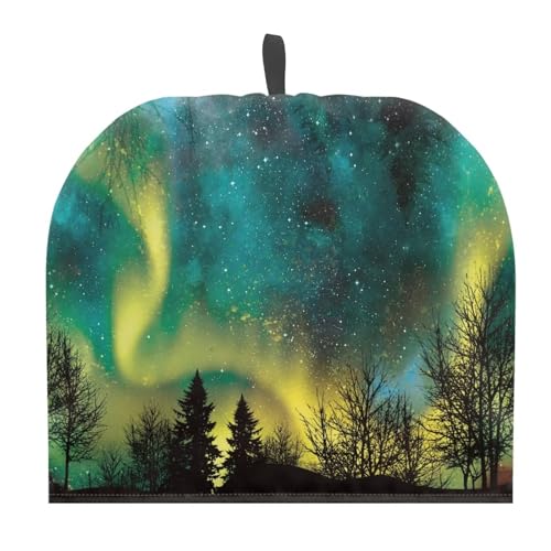 Tutolipy Aurora Print Teapot Warmer - Insulating Tea Cozy for Teapot Kitchen Home Decorative Keep Warm Tea Pot Decor