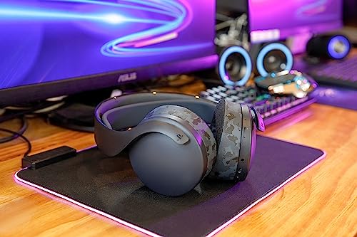 WC Freeze Pulse 3D - Cooling Gel Earpads Compatible with Sony PS5 Pulse 3D, Made by Wicked Cushions, Black Camo - Image 3