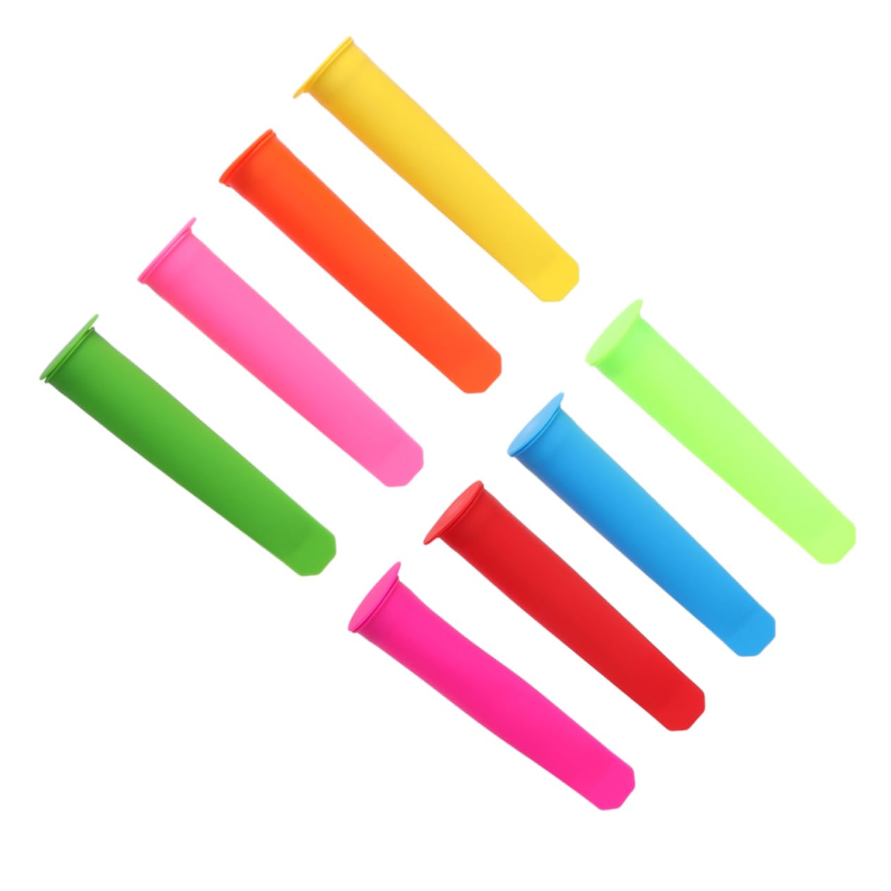OKUMEYR 8pcs Multi Functional Ice Cream Mold DIY Ice Maker for Easy to Popsicle Molds for Homemade Treats for Mixed Colors