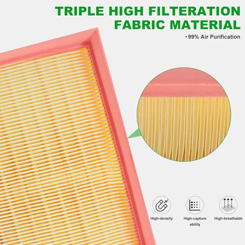 Engine & Cabin Air Filter for Lexus RX350 RX350L (2016-2022)