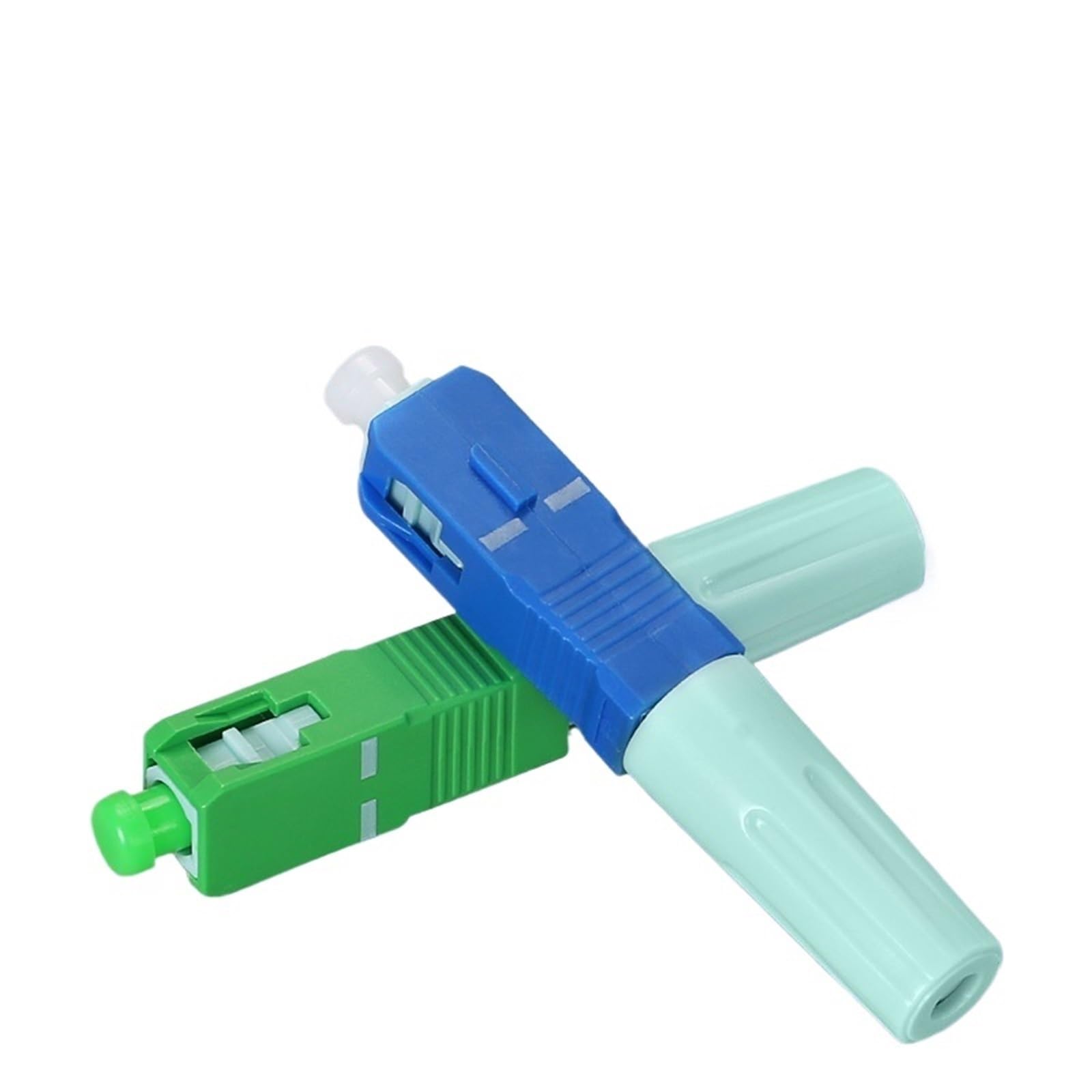 Connecteur optique monomode FTTH Outil de connexion à froid SC UPC Connecteur rapide à fibre optique réutilisable(10pcs UPC)