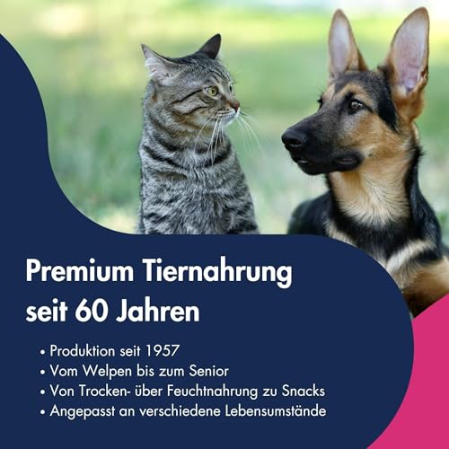 DR.CLAUDER'S - Selected Meat Prebiotic | Nassfutter in Lebensmittelqualität mit Omega-3 aus Lachsöl für ausgewachsene Hunde. Alleinfutter in der Dose | 200g Hirsch&Kartoffel
