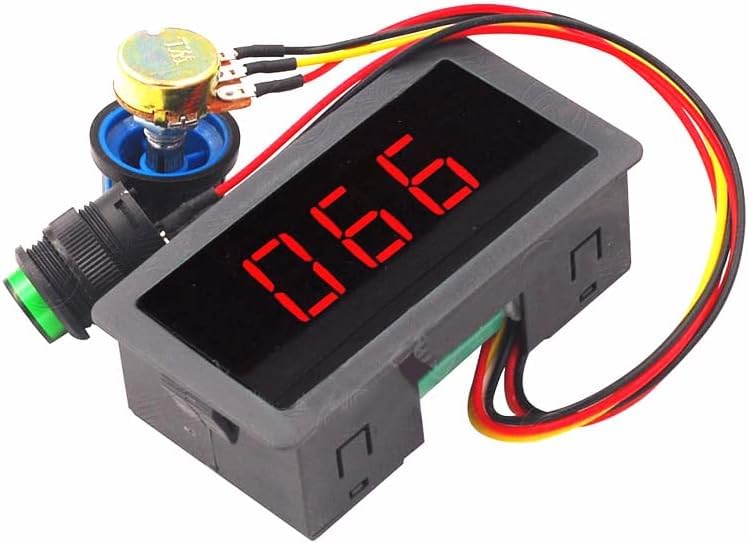 Digitale PWM Snelheidsregelaar 6V-24V – Traploos Instelbaar Met Display, Voor DC-motoren Tot 8A, Ideaal Voor Hobby En Industrie