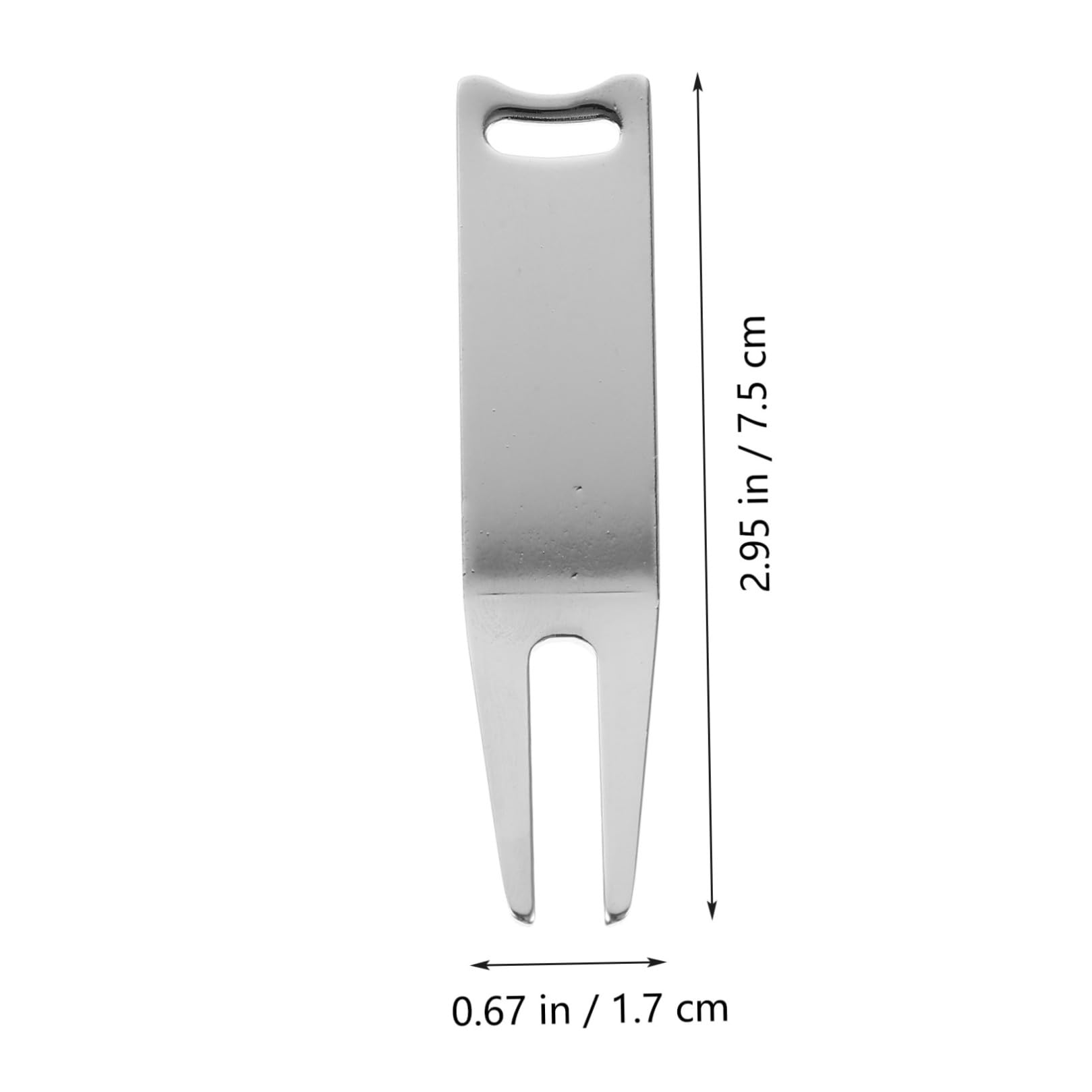 Yardwe Pitchgabeln Für Den Golfsport Gadgets Golf-Marker-Hut-Clip Golfball Marker Golf Zubehör Golfwerkzeug Reparieren Reparaturwerkzeug Für Golfschläger Eisen Silver