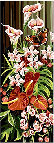 Canevas Bouquet Exotique seg canevas imprimé facile à broder sans stress