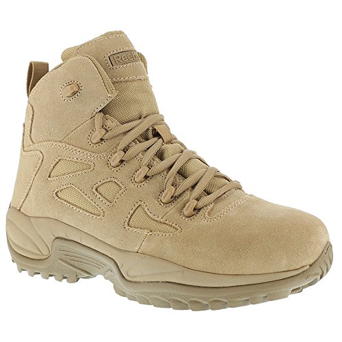 Reebok Men's Rapid Response Rb Rb8695-m Stealth 6” Boot with Side Zipper Desert Tan Soft Toe Military & Tactical4
