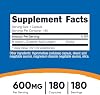 Nutricost N-Acetil L-Cisteína (NAC) 600mg, 180 Cápsulas | Libre de OGM y Sin Gluten, Envase de 180 (Paquete de 1) 4
