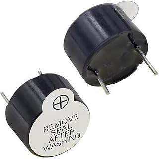 5 Pcs Buzzer Buzzer Bell 12V - Active Buzzer Alarm 12v Integrated DC Long Sound Electromagnetic Sounder Speaker High Temperature Resistance