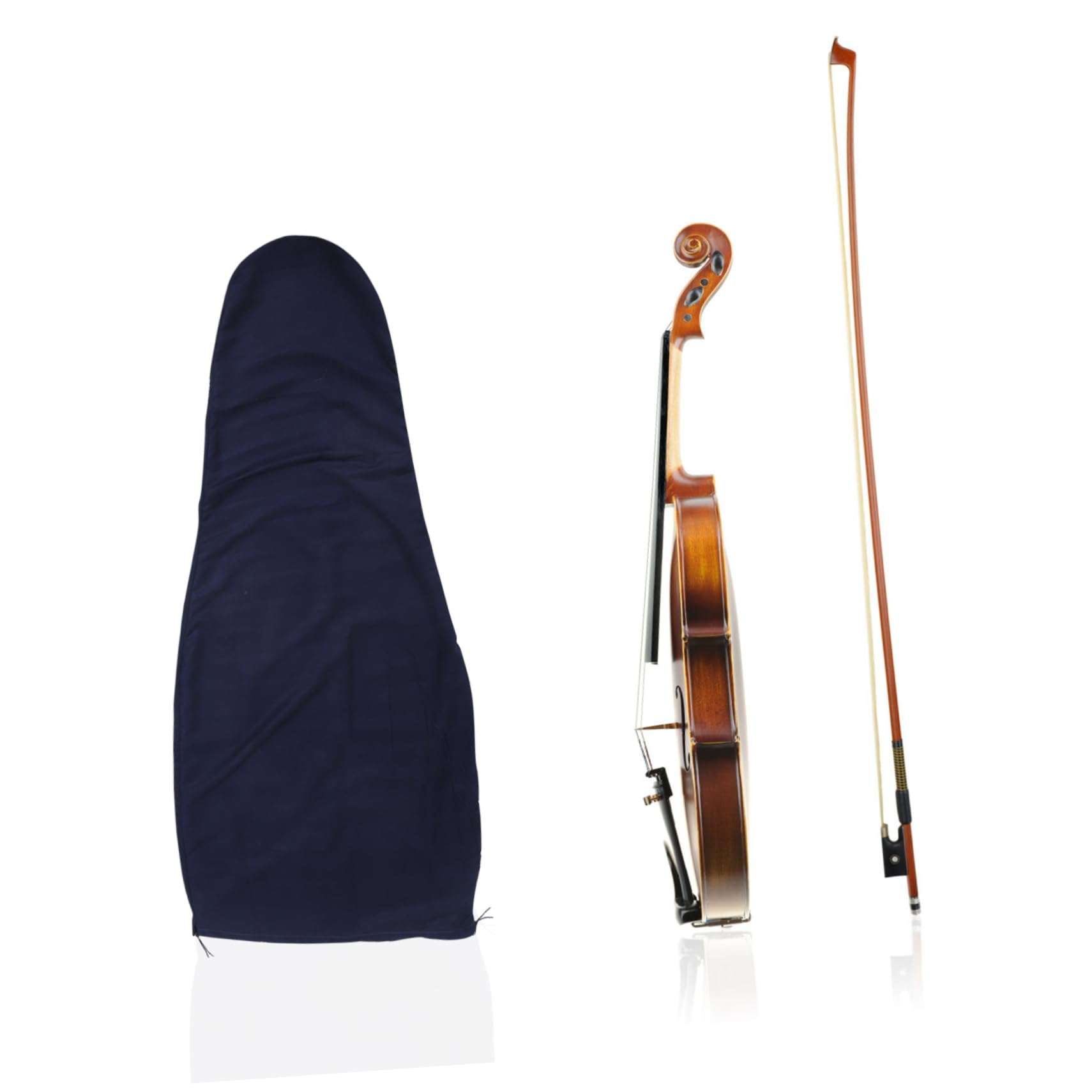Garneck Cello Antiskid Cover Decorative Musical Instrument Accessory Suede Cello Cover for Home