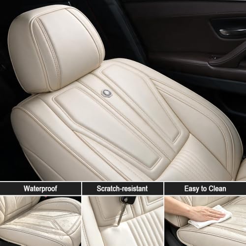 Image of Custom Car Seat Cover for Jeep Gladiator 2020-2026,Easy Install,Beige