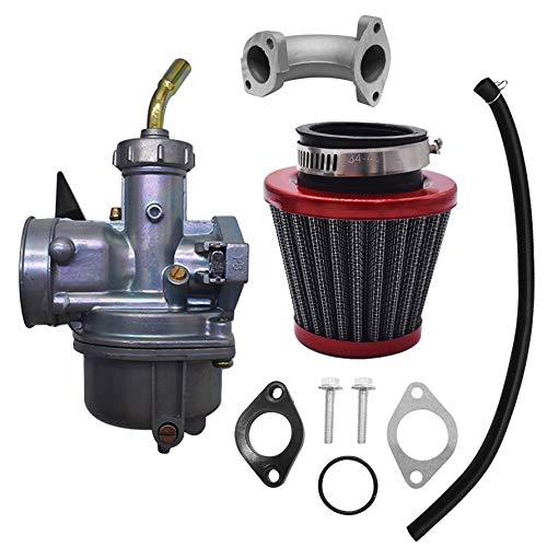 Image of 22mm Carburetor Carb Set with Air Filter and Fuel Filter Replacement for 110cc 125cc CRF SSR Sunl Taotao Pit Bike ATV