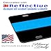 2-D Heavy Duty Reflective Thin Blue Line License Plate