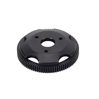 RCAWD 90T 48P Spur Gear, RC Metal Spur Gear for 1-10 Slash 2WD, Rustler VXL, Bandit, Ford Fiesta, ST Rally, Telluride 4x4, Bandit VXL Black
