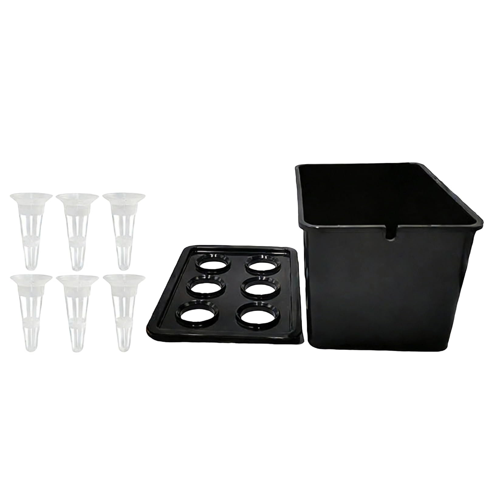 Hydroponic Garden Container Water Culture Holder Set for Outdoor or Inside Use Promotes Strong Plant Growth Without Soil User Friendly Hydroponic Container with Quick Setup and Low Maintenance