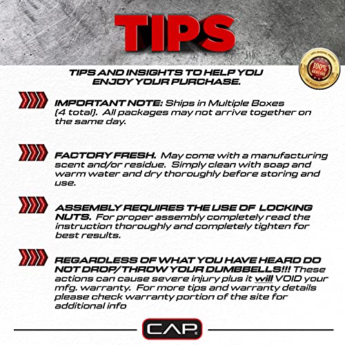 Cap Barbell 150 Lb Coated Hex Dumbbell Weight Set With Vertical Rack, Black, New Edition #TOP5