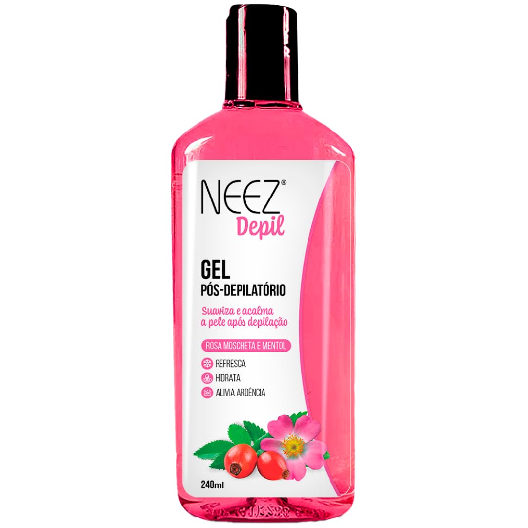 Gel Pós Depilatório Rosa Mosqueta Mentol Neez Depil Alivia