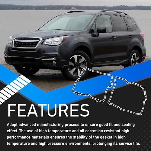 Image of VS50830R Engine Valve Cover Gasket Set with Spark Plug Seals Compatible with 2011-2019 Subaru Crosstrek Forester Impreza Legacy Outback XV Crosstrek Replaces VS50722 VS50814R GS33868