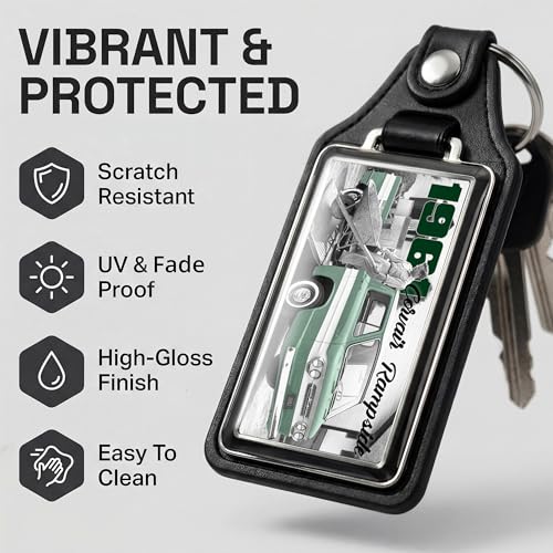 Image of Brotherhood Car Key Chain for Corvair - Classic Models Keychain for Men and Women Gift Key Ring