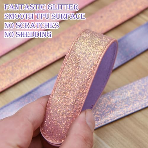 Bracelets Slap paillettes pastel lot 12 de qualité supérieure