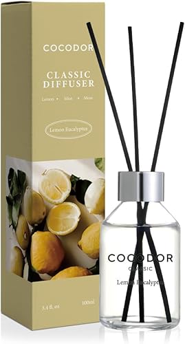 Vista 12 de Cocod'or - Difusor clásico de varillas de junco/Jazmín blanco/3.4 fl oz (100ml)/1 unidad/Aceite esencial con aroma fragante y juego de difusor