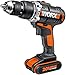 WORX WX372.1 Akku Schlagbohrschrauber Set mit 20V Schlagbohrschrauber, Li-Ion Akku, Schnell-Ladegerät, Doppelbit & Koffer – 50Nm, 2-Gang-Getriebe & LED-Licht - zum Schrauben, Bohren & Schlagbohren WORX WX372.1 Akku Schlagbohrschrauber Set mit 20V Schlagbohrschrauber, Li-Ion Akku, Schnell-Ladegerät, Doppelbit & Koffer – 50Nm, 2-Gang-Getriebe & LED-Licht - zum Schrauben, Bohren & Schlagbohren