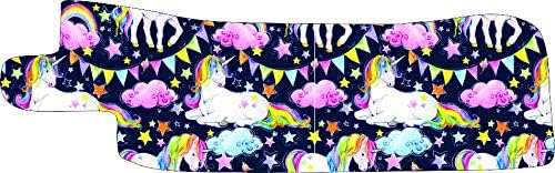 Nasogastric or Oxygen Tube precut Adhesive Tape Rainbow Unicorns Theme x 10 Pack. (Right Side)