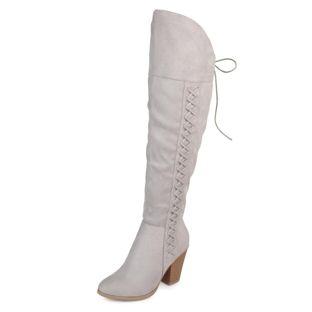 Womens Regular and Wide Calf Faux Lace 