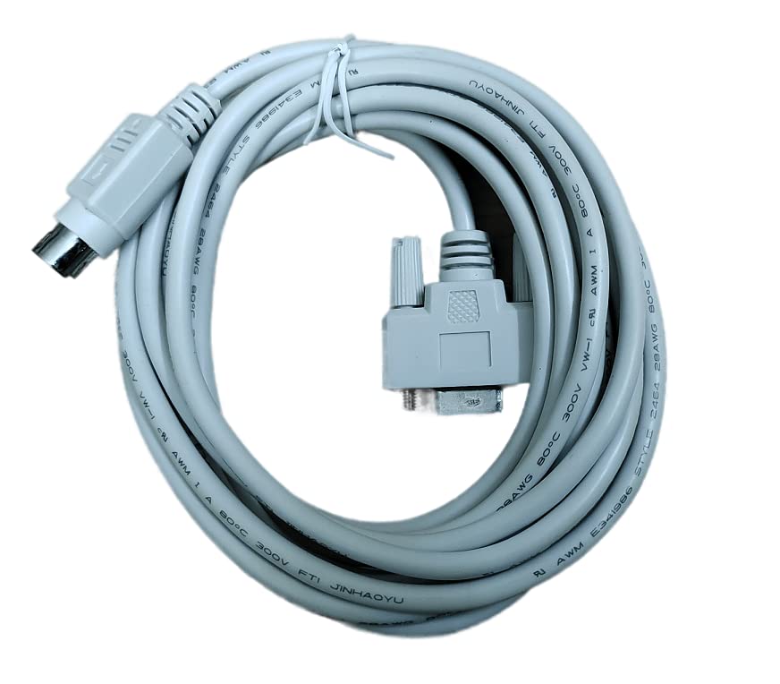 3 Meter Programming Lead DB25 To RJ11/RJ12 PLC Programming Cable - 3m ...