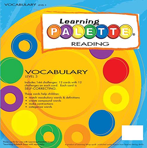 3rd Grade Reading Learning Palette Vocabulary