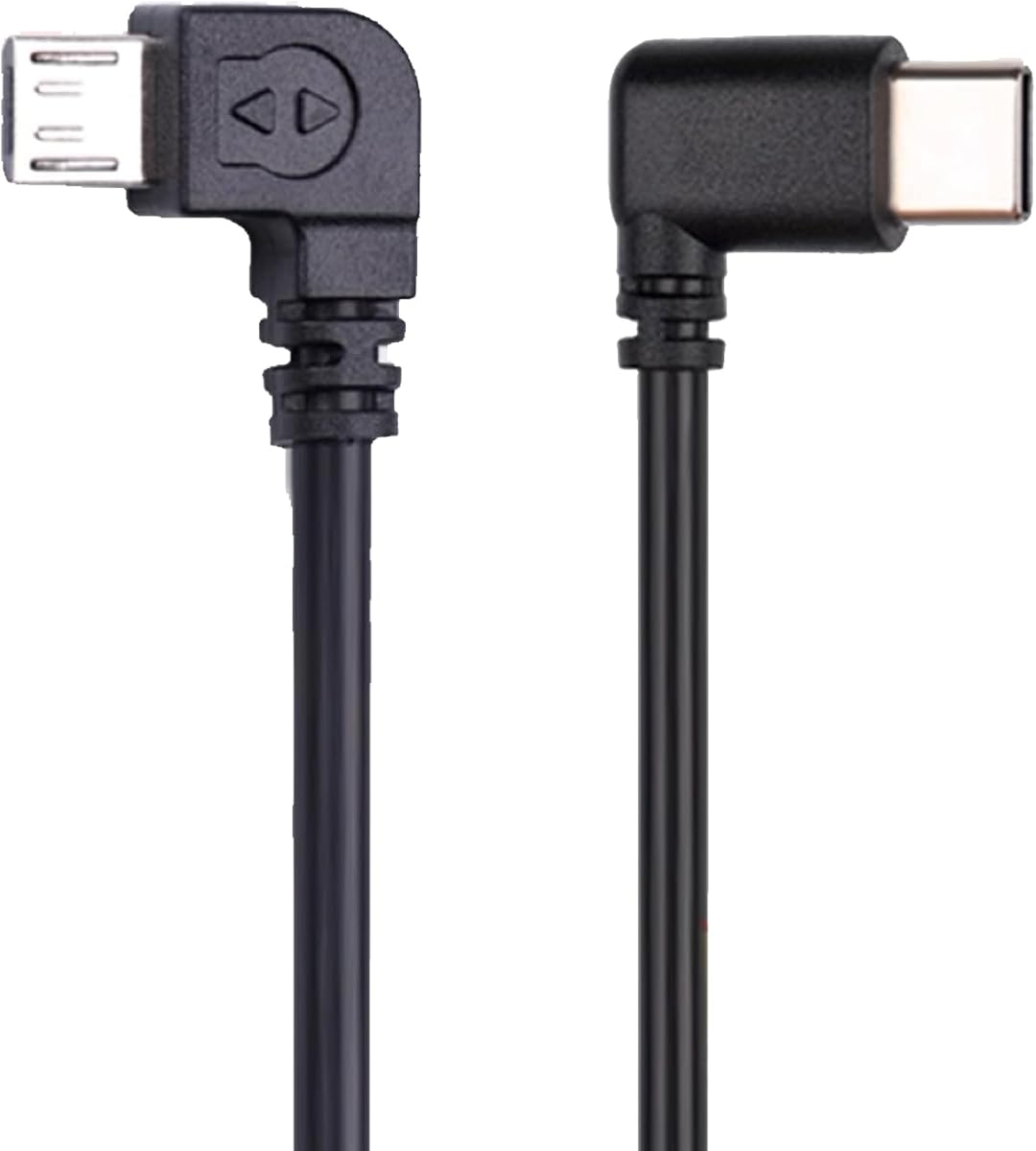 Cable de control de cámara Micro a USB C, para Zhiyun Crane 2, Weebill S/Lab Gimbal | Ángulo Recto, para Estabilizador Zhiyun, Compatible con Cámaras Canon Sony Panasonic Nikon Fuji Olympus ZCAM BMPCC Sigma, 12 Pulgadas