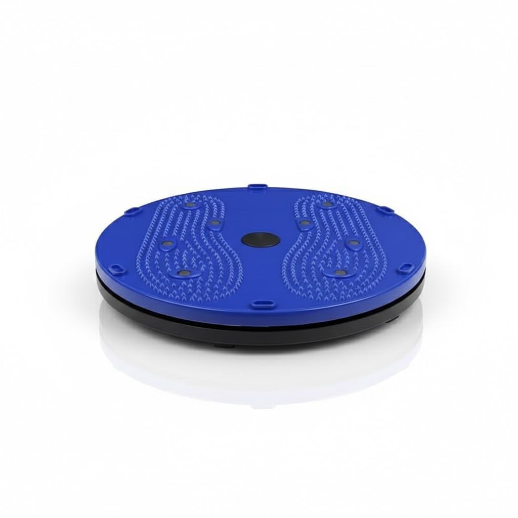 Drumstone 𝟏 𝐲𝐞𝐚𝐫 𝐰𝐚𝐫𝐫𝐚𝐧𝐭𝐲, Tummy Twister Acupressure Disk for Waist Workout, ABS Body Exercise Board, Figure Tone Up Machine, Weight Loss Equipment for Home Gym, Blue-image-40
