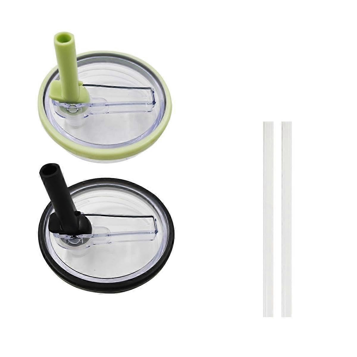 JOYHAPPST 40oz Replaceble Tumbler Flip Straw Lid for Quencher Straw Lid Replacement Fit for HydroJug Traveler E